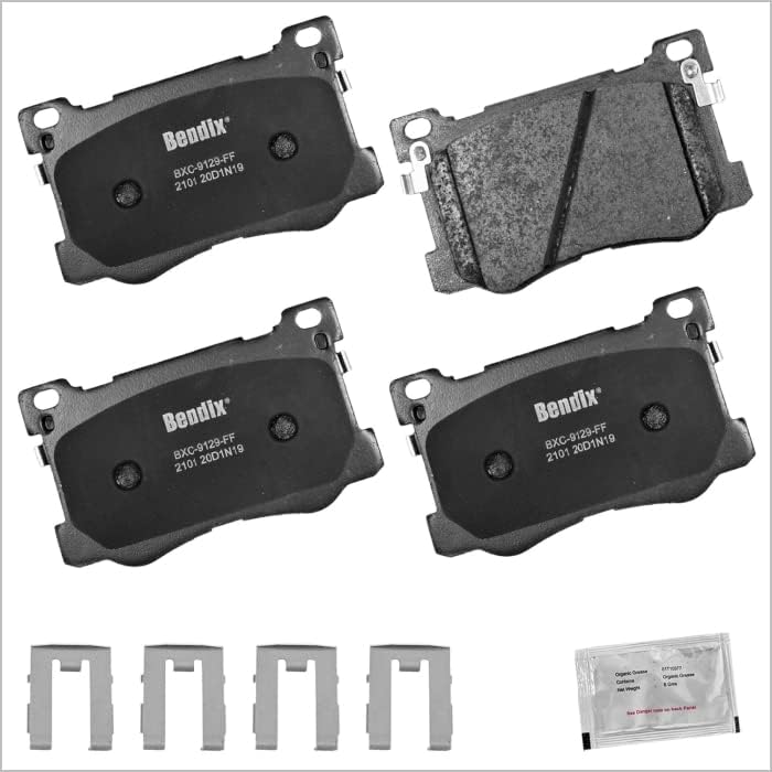 Bendix Priority1 CFC2101 Ceramic Front Brake Pads for Genesis G80 2020-2018, Kia K900 2017 - Image 2
